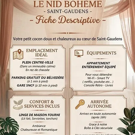 Nid Boheme - Romantique Et Cosy *
